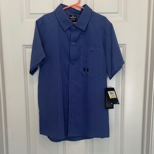 Under Armour Boy’s Blue Short Sleeve Shirt